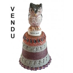 Thimble Hibou gris marron