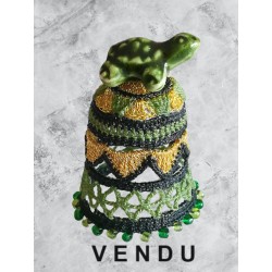 Mini tortue verte porcelaine