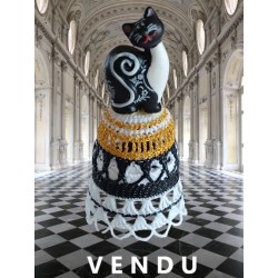 Dé à coudre chat stylisé...