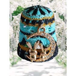 Dé deux p'tits lapins assis...