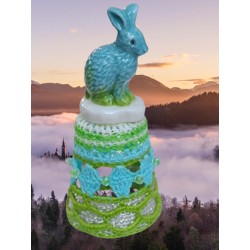 Dé de collection lapin bleu...