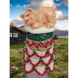 Dé à coudre le cochon couché